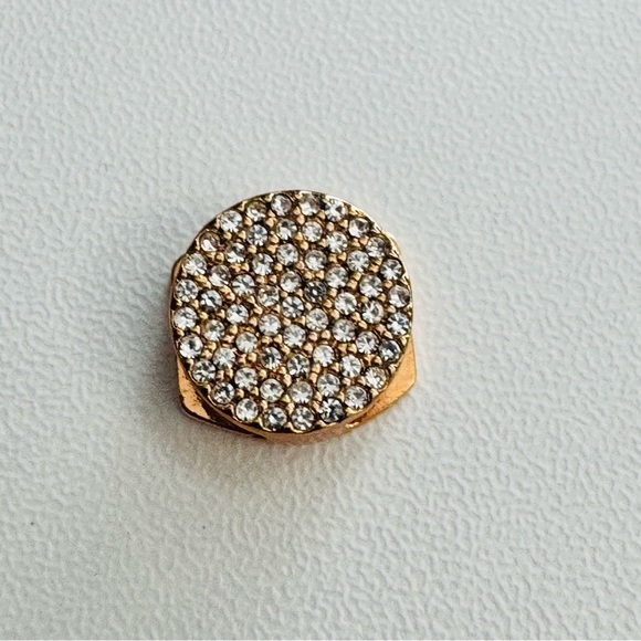 Keep Collective Gold Crystal Pavé Circle Charm - Picture 1 of 4